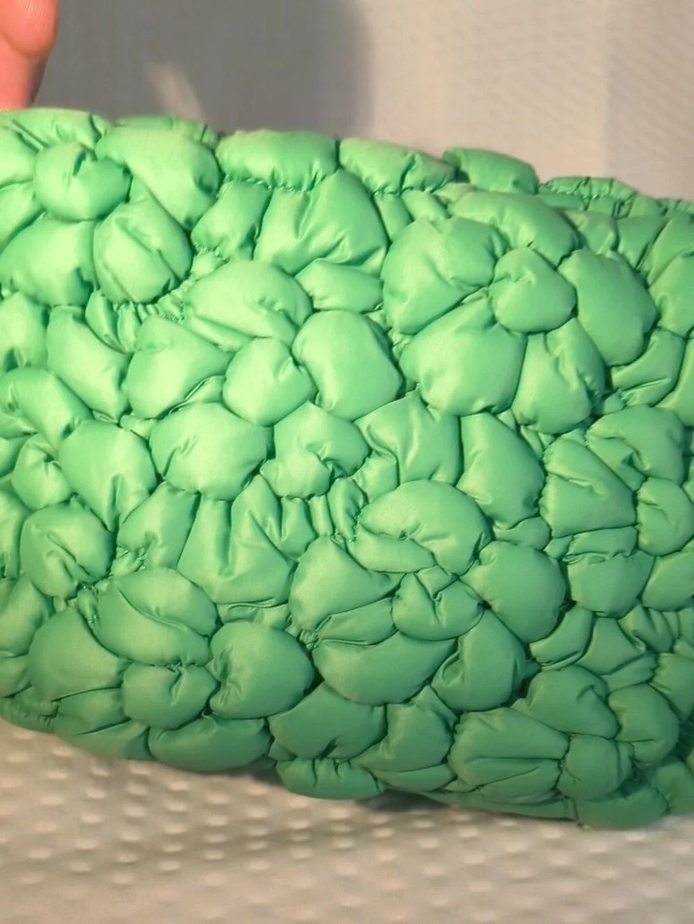 Wildfox HBWF-124-0022-46 Quilted Light Green Floral Beltbag